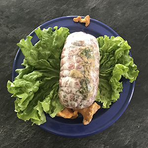 nos produits à Maringes 42 Roti aux champignons gaec du pis vert